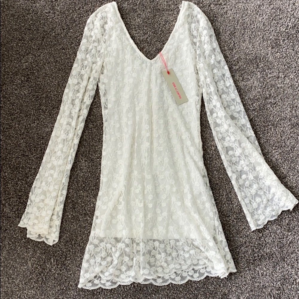 White Sheer Dress